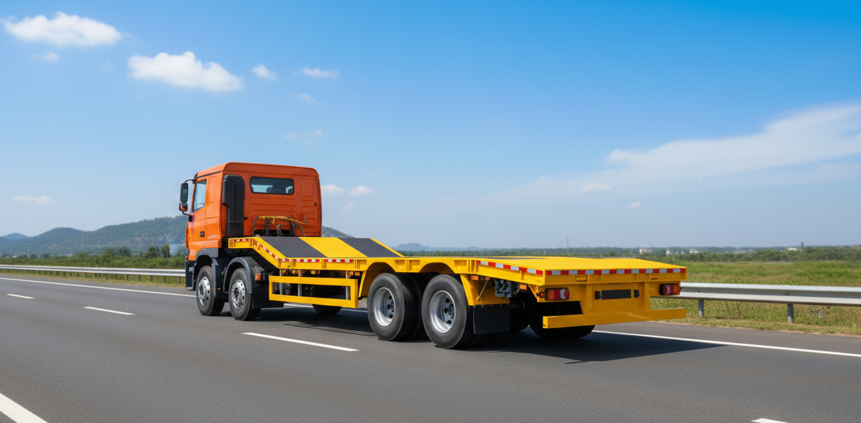 Tip Trailer Side View